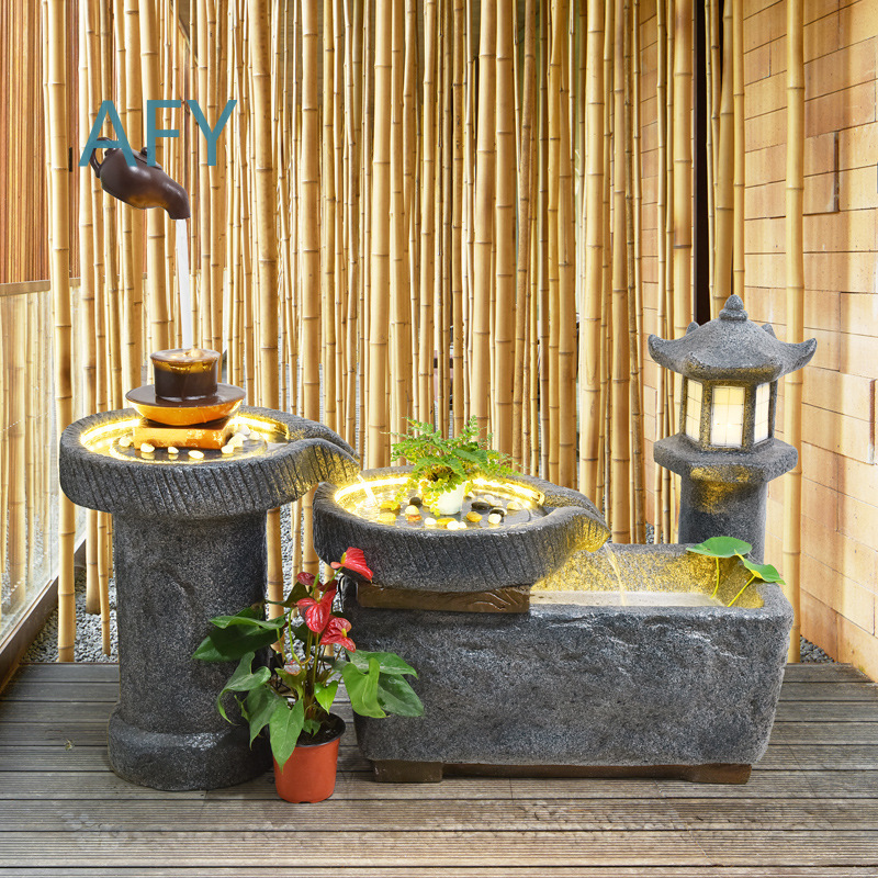 Japanese-style Rockery Flowing - đánh giá và giá Gardening Hand Tools Japanese
