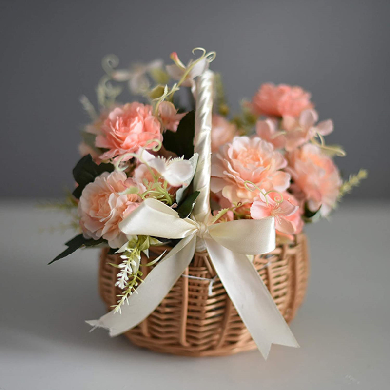 Hand-woven Wedding Flower Bask - đánh giá và giá Gardening Tools Girls