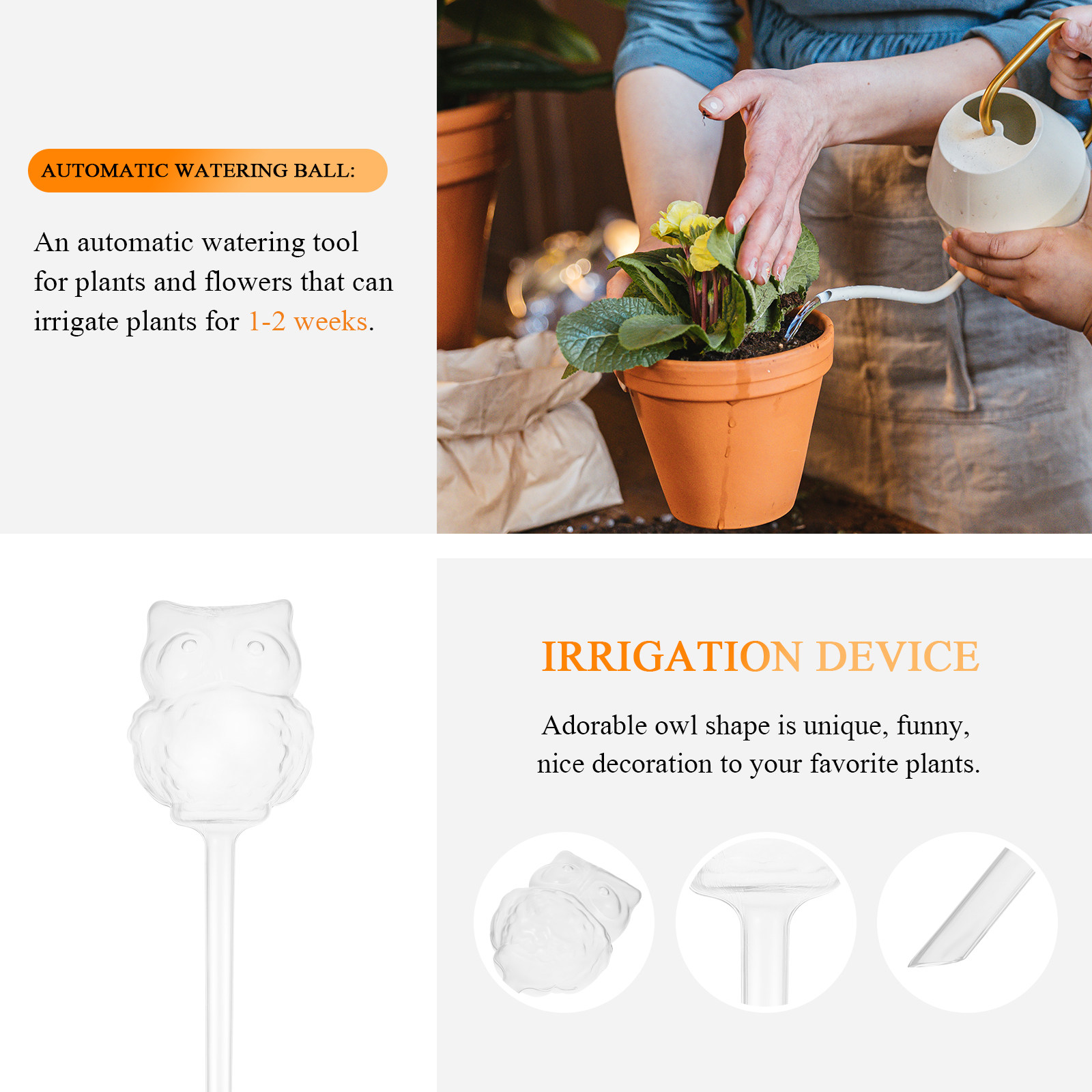 4Pcs Automatic Watering Device - đánh giá và giá Automatic Plant Waterer